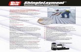 Print Patterns Synthetic Roofing Underlayment - English · installation and nailing grids for easy, accurate application. Grip-Rite ShingleLayment synthetic underlayment ... Print