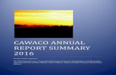 CAWACO ANNUAL REPORT SUMMARY 2016cawaco.org/.../uploads/2016/09/CAWACO-ANNUAL-REPORT-SUMMARY-2016.pdfCAWACO ANNUAL REPORT SUMMARY 2016 Grant Project Synopsis ... Purchase a Phantom