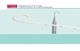 PRODUCTS FOR CENTESIS & DRAINAGE - Cook Medical … · 10 Thal-Quick Chest Tube Adapter 11 Fuhrman Pleural ... insertion of chest tube into ... the distal end of the chest tube. •