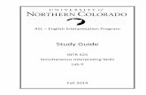 Study Guide - University of Northern Coloradoextended.unco.edu/current//undergrad/~UGDocs/Fall_2014/INTR_425_K... · ... English Interpretation Program Study Guide ... 4 Lesson 1: