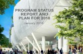 20171215 PROGRAM STATUS REPORT AND PLAN …tjpa.org/uploads/2018/01/ED_Report_Annual-Program-Status-Report...PROGRAM STATUS REPORT AND PLAN FOR 2018 January 2018. 2 ... Retaining and