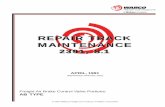 REPAIR TRACK MAINTENANCE - Wabtec Technical …techinfo.wabtec.com/DataFiles/Leaflets/2391, S.1.pdf · REPAIR TRACK MAINTENANCE 2391, S.1 ... one extra set of shipping covers for