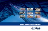 Ram Services Limited · Ram Services Limited ... investigation, specification, scheduling, ... Applications include large water retaining structures, footbridges, ...
