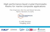 High-performance liquid crystal thermosets: Resins for ...e-lass.eu/media/2016/08/High-performance-liquid-crystal-thermosets... · High-performance liquid crystal thermosets: Resins