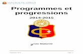 Programmes et progressions - tk … · To guide students towards demanding reading comprehension texts in Bac/FCE format ... To strengthen listening skills and understanding of ...