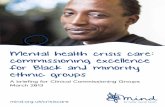 Mental health crisis care: commissioning excellence for … · Mental health crisis care: commissioning excellence for BME groups 5 What mental health trusts told us about crisis
