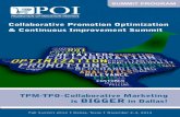 Collaborative Promotion Optimization & Continuous ...poinstitute.com/wp-content/uploads/2014/05/POI-Collaborative... · Collaborative Promotion Optimization & Continuous Improvement