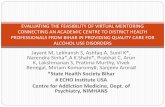 Jayant M, Lekhansh S, Ashfaq A, Sunil K*, Narendra Sinha ...inebria.net/wp-content/uploads/2017/05/Prabhat-C-FEASIBILITY-OF... · psychiatry, nimhans evaluating the feasibility of
