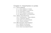 Chapter 4. Imperfection in solids - Website Staff UIstaff.ui.ac.id/system/files/users/aljuwono/material/fismat4.pdf · Chapter 4. Imperfection in solids 4.1 ... the roles they play