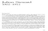 Julian Steward - PBworksanth198.pbworks.com/f/Steward+(1955)+-+Theory+and+Method+of... · Julian Steward Background Julian ... of hunting and gathering societies as foundation for