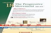 The Progressive Movement - Mr. Tuttle US History - Home · The Progressive Movement 1890–1919 1889 ... Progressive reformers focused on political reforms to try to keep the nation