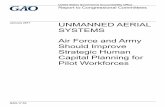 GAO-17-53, UNMANNED AERIAL SYSTEMS: Air … AERIAL SYSTEMS . Air Force and Army Should Improve Strategic Human Capital Planning for ... Without tailoring its strategy to …