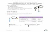 PROBES FOR YSI MULTILAB METERS - nclabs.com Probes.pdf · PROBES FOR YSI MULTILAB METERS OPTICAL BOD PROBE • YSI Optical DO technology ... (3 ft.) cable YSI-26A 636.50 Field probe