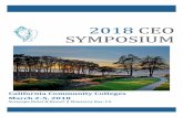 2018 CEO SYMPOSIUM Program · leadership as the cornerstone, explore the president's role in creating a four-pronged approach of internal leadership development, emotional intelligence