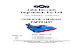 EP Slasher Operator's Manual 2011 - KC Equipment€¦ · OPERATOR’S MANUAL PARTS LIST Rotary Slashers - EP ... (Pneumatic Wheel) ... drive machines where driven parts can fly off