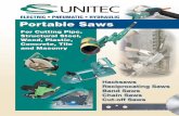 Portable Saws & Accessories - csunitec.com · the widest range of portable pneumatic, ... Hacksaw Blades p. 19 ... while maintaining a fast cutting speed