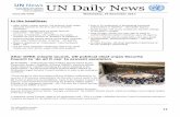 UN News UN Daily News - Welcome to the United Nations his briefing to the Council Wednesday evening, Mr. Feltman said that, according to the DPRK’s official news agency and various