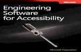 Engineering Software for Accessibility eBookdownload.microsoft.com/download/5/0/1/501FF941-E93D-423F-868B-C… · Multimedia captioning ... visual presentation ... This book will