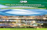 SPE Asia Paciﬁc Unconventional Resources Conference and Exhibition · 2015-08-05 · SPE Asia Paciﬁc Unconventional Resources Conference and Exhibition ... Shale and Tight Gas