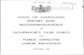 Report and recommendations of Governor's Task Force on ...msa.maryland.gov/megafile/msa/speccol/sc5300/sc5339/000113/01400… · F. GEORGE HEINZE, 3rd PAUL A. WEINSTEIN ... DELEGATE