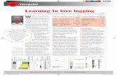 Learning to love logging - GeoMEM Ltd logs” James Tweedie ... produce a complete log. ... The graphic logs are based on a template that completely defines the layout of the log and