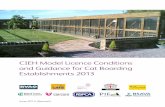 CIEH Model Licence Conditions and Guidance for Cat ... · The Chartered Institute of Environmental Health – February 2014 2 CIEH Model Licence Conditions and Guidance for Cat Boarding