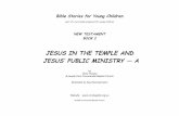 JESUS IN THE TEMPLE AND JESUS’ PUBLIC MINISTRY … · Bible Stories for Young Children . part of a curriculum prepared for young children . by . Chris Thorpe & people from Coromandel