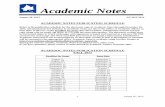 Academic Notes - indstate.edu August 26, 2013 Academic Notes ... During the summer months, Academic Notes is published every other week. ... ENVI 401 ...