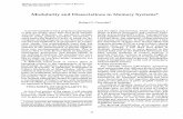 Modularity and Dissociations in Memory Systems* · 2010-05-25 · Haskins Laboratories Status Report on Speech Research 1991, SR-105/106,69-82 Modularity and Dissociations in Memory