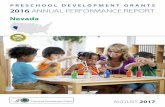 PRESCHOOL DEVELOPMENT GRANTS 2016 … DEVELOPMENT GRANTS ... You are required to submit an Executive Summary of up to 3000 words with your Annual Performance ... (NDE…