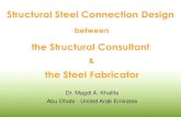 the Structural Consultant the Steel Fabricator · 2017-02-02 · the Structural Consultant & the Steel Fabricator Dr. Magdi A. Khalifa ... The EOR design and show all connection details