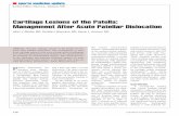 Cartilage Lesions of the Patella: Management After … Cartilage...Cartilage Lesions of the Patella: Management After Acute Patellar Dislocation Adam V. Metzler, MD; Christian Lattermann,