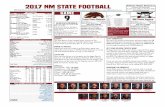 2017 NM State football Athletic Media Relations NM STATE AT TEXAS STATE - GAME 9 NMStateFootball NMStateSportscom NM STATE AT TEXAS STATE - GAME 9 NMStateFootball NMStateSportscom
