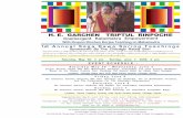 H. E. GARCHEN TRIPTUL RINPOCHE - kalachakranet.orgkalachakranet.org/teachings/Saga-Dawa-09-Final.pdf · His Eminence Garchen Rinpoche Will Give Teachings On Bodhicitta, The 37 Bodhisattva
