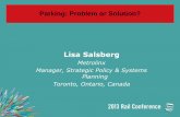 Lisa Salsberg - American Public Transportation … and integrating all modes of station access - both infrastructure and marketing and promotion 33 Lisa Salsberg, Manager Strategic