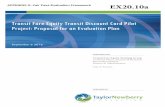 Transit Fare Equity Transit Discount Card Pilot Project ... Transit Fare Equity Evaluation PlanEX20.a 1 Transit Fare Equity Transit Discount Card Pilot Project: Proposal for an Evaluation