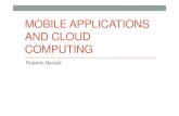 MOBILE APPLICATIONS AND CLOUD beraldi/MACC_16/slides/01.pdf · Amazon’s Cognito • Amazon Cognito
