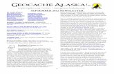SEPTEMBER 2012 NEWSLETTER - GeocacheAlaska 2012 NEWSLETTER. IN THIS ... interested in helping the geocaching game grow in Alaska ... Tundra Tim gives karma123 a hint while Malcore