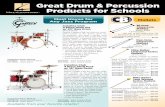Great Drum & Percussion Products for Schools Club 4 Piece Drum Set w/ 20" Bass Drum Gretsch Drums Gretsch Catalina Club has received world-wide acclaim as the perfect drum kit for