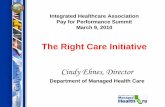 The Right Care Initiative - Global Health Care, LLC · The Right Care Initiative: ... PersonalCare Insurance of Illinois 87.62%. 2. ... achieve excellent levels of control in blood