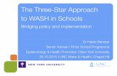 The Three-Star Approach to WASH in Schools - Water … · The Three-Star Approach to WASH in Schools ... Three Stars innovating WASH in ... towards reach them