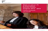 Master of Laws (LL.M.) in Cross-Cultural Business Practice · Master of Laws (LL.M.) in Cross-Cultural Business Practice Program 2013 - 2014 Fribourg University ... agency and distributorship