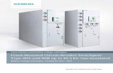 Fixed … · ANSI design 56 to 59 ...  ... IP 3XD for the switchgear enclosure according to IEC 60529 and VDE 0470-1