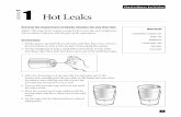 Paper cup Straight pin Hot water Cold water - Physics … might this cause a difference in how quickly the water drips out? Extension Activities • PhysicsQuest • page 3 ... As
