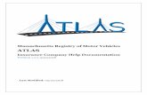 Insurance Company Help Documentation - …atlas.massrmv.com/Portals/54/Docs/AtlasTraining/Insurance Help...Massachusetts Registry of Motor Vehicles ATLAS Project Insurance Company