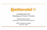 Continental AG: Strategy & Future Trends AG: Strategy & Future Trends ... 5 of 7 business units are the leaders in Europe ... Bio Fuel blending.