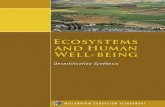 Ecosystems AND HUMAN WELL-BEING - Millennium ... and Human Well-being Desertification Synthesis A Report of the Millennium Ecosystem Assessment Core Writing Team Zafar Adeel, Uriel