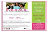 Summer Camp Flyer - Mathematical Sciencesmath.gmu.edu/~pseshaiy/FOCUS_Camp_Flyer.pdf · A GMU College of Science Summer Camp for Females of Color Underrepresented in STEM F.O.C.U.S.