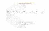 Hair Coloring Theory (12 hours) - …continuingcosmetology.com/onlinecourses/nc/pdf/NC12HC.pdf · Hair Coloring Theory (12 hours) Continuing Education Course ... tuned piano, he is