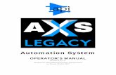 Automation System - API: Automated Processes, Inc. · NOTE: Operationally (and ... as well as the four Program Master faders, STA, STB, STC, ... These components work together as